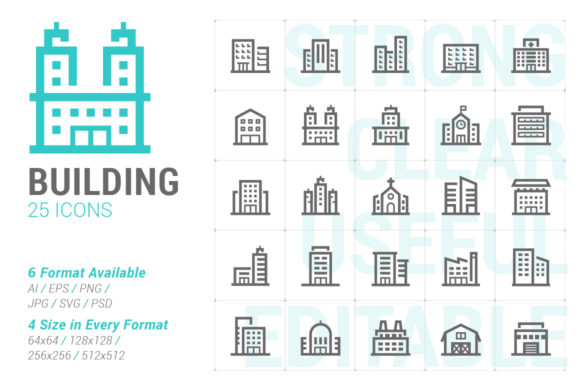 Building Strong Line Icon: Graphics and Icons for Real Projects