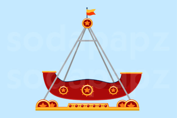 Carnival Fest - Viking Ship Ride Graphics