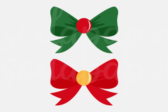 Classic Christmas - Christmas Ribbons Graphics