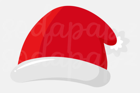 Classic Christmas - Santa Hat Graphics and Icons