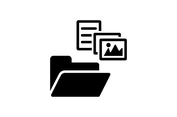 Folder Storage Icon: Graphics and Icons for Real Publishing