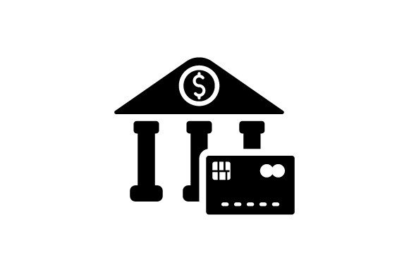 Online Banking ATM Booth Icon: Graphics and Icons for Modern Design