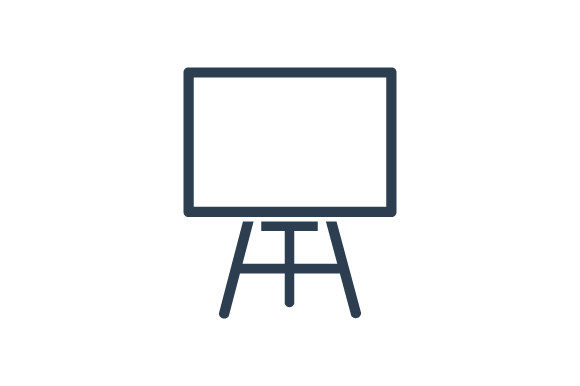 Presentation Board Icon: Graphics and Icons for Local Business